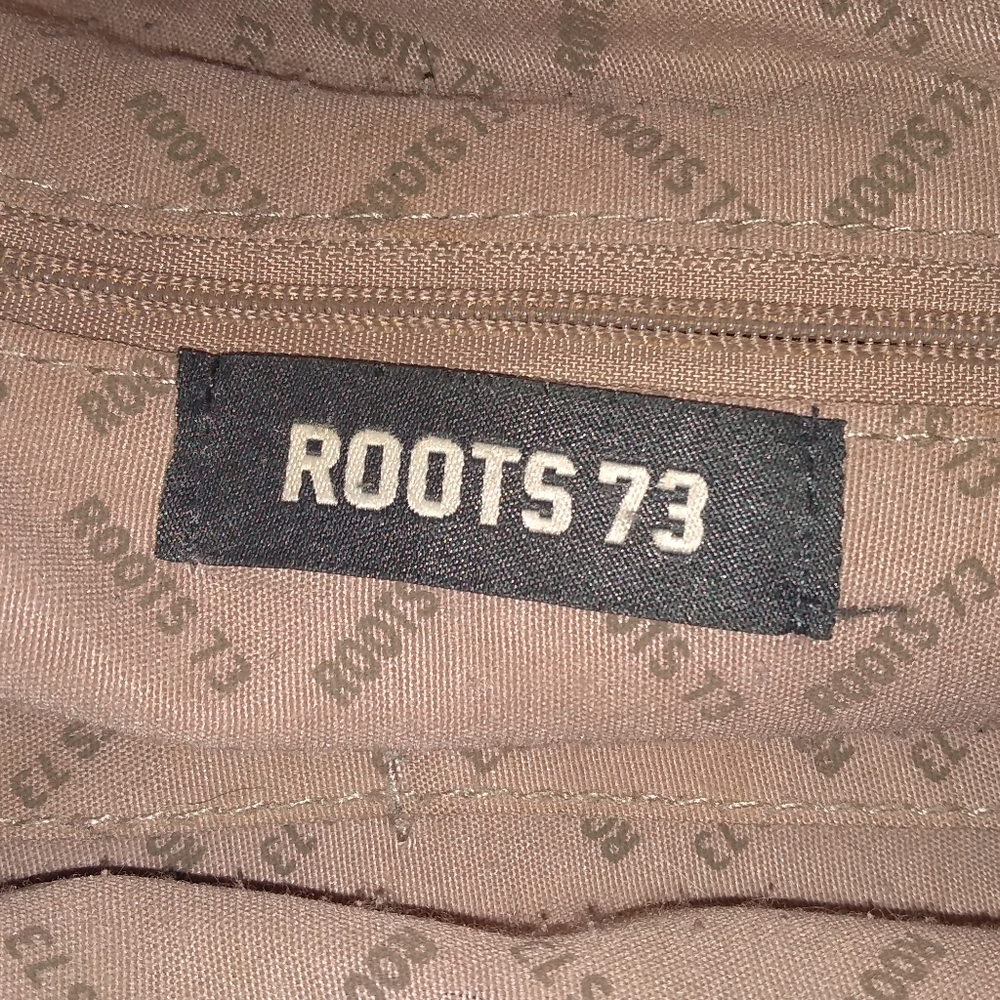 Roots 73 Faux Leather Black Shoulder Bag, Clean Inside, Some Issues - Picture 4 of 12